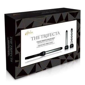 Aria Beauty The Trifecta Salon Series Collection Professional 3 Piece Curler Set